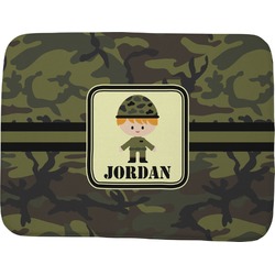 Green Camo Memory Foam Bath Mat - 48"x36" (Personalized)