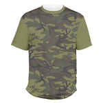 Green Camo Men's Crew T-Shirt