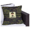 Green Camo Outdoor Pillow