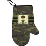 Green Camo Right Oven Mitt (Personalized)