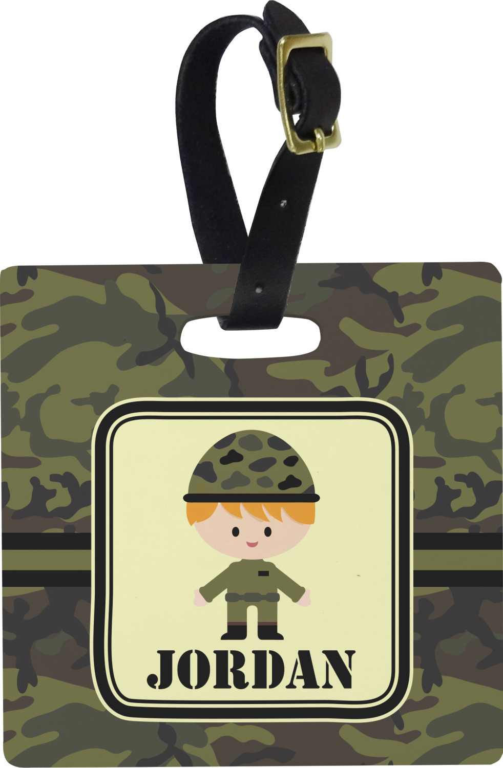 camo luggage tags