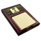 Green Camo Red Mahogany Sticky Note Holder - Angle