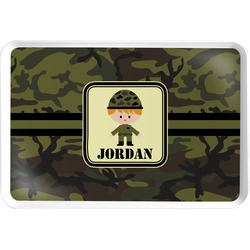 Green Camo Serving Tray (Personalized)