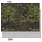 Green Camo Tissue Paper - Heavyweight - Medium - Front & Back