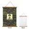 Green Camo Wall Hanging Tapestry - Portrait - APPROVAL