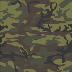 Green Camo Wallpaper & Surface Covering (Peel & Stick 24"x 24" Sample)