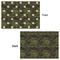 Green Camo Wrapping Paper Sheet - Double Sided - Front & Back