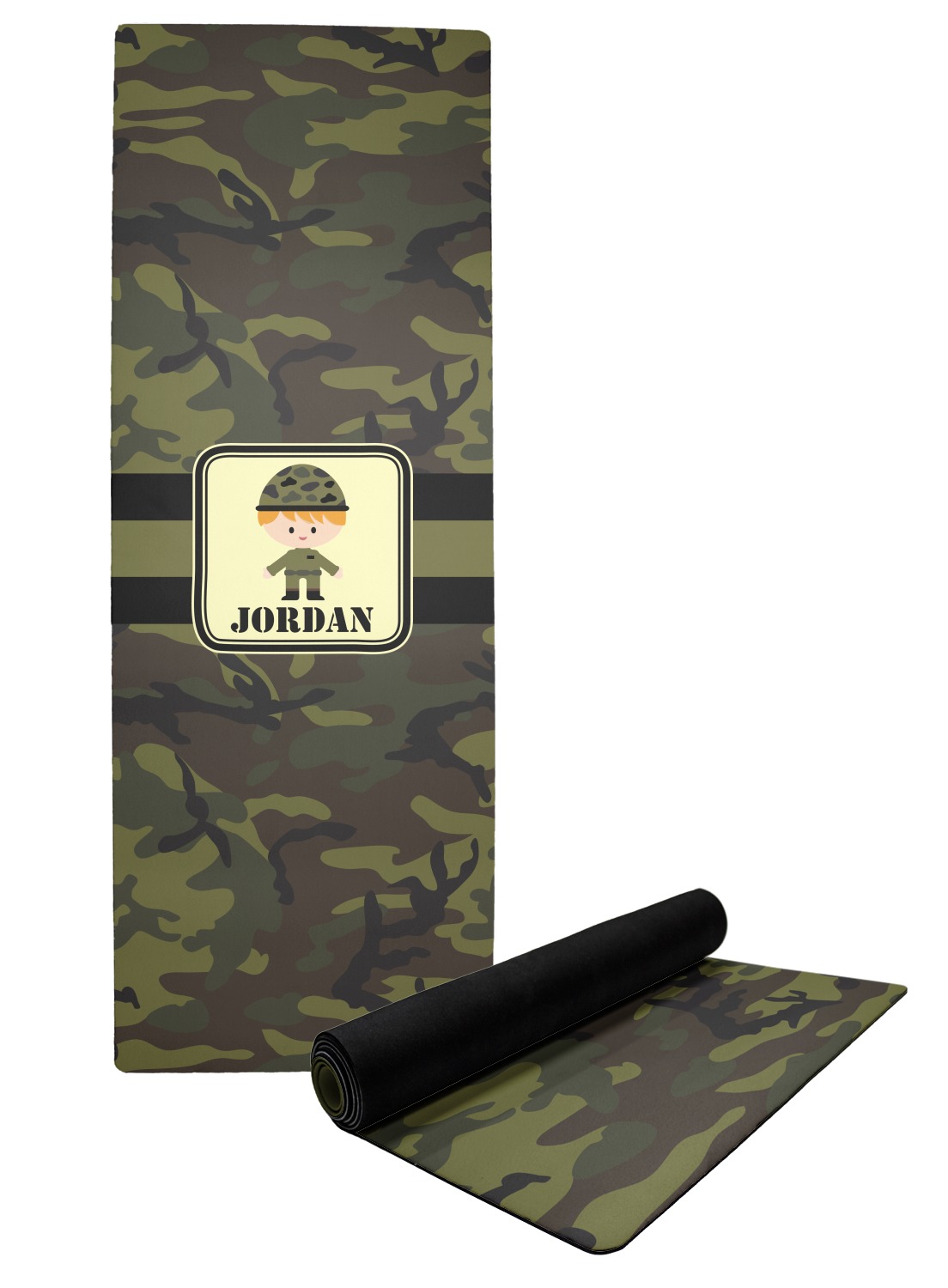 Camouflage sales yoga mat