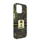 Green Camo iPhone 13 Case - Angle