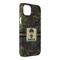 Green Camo iPhone 14 Plus Case - Angle