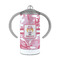 Pink Camo 12 oz Stainless Steel Sippy Cups - FRONT