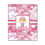 Pink Camo Wood Print - 16x20 (Personalized)