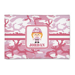 Pink Camo 2' x 3' Indoor Area Rug (Personalized)