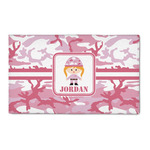 Pink Camo 3' x 5' Indoor Area Rug (Personalized)