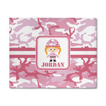 Pink Camo 8' x 10' Indoor Area Rug (Personalized)