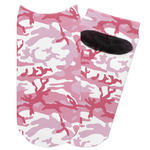 Pink Camo Adult Ankle Socks