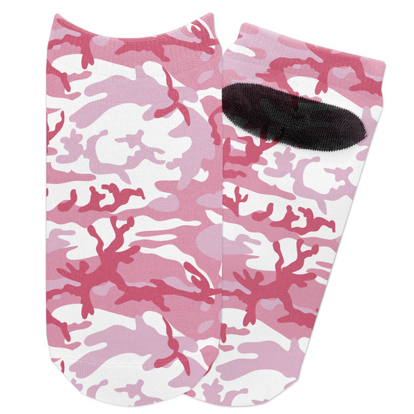 Custom Pink Camo Adult Ankle Socks