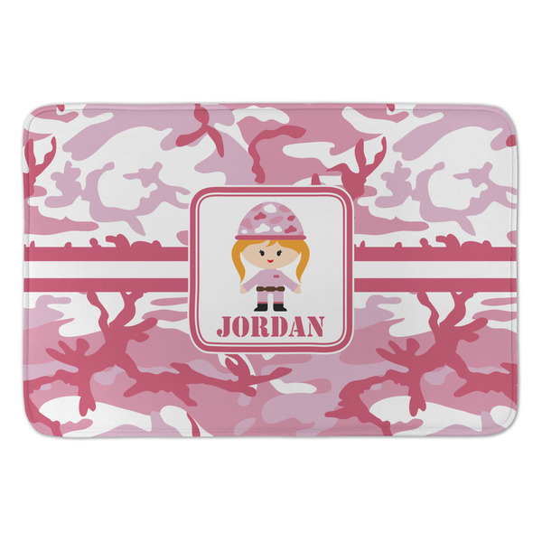 Custom Pink Camo Anti-Fatigue Kitchen Mat (Personalized)