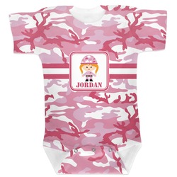 Pink Camo Baby Bodysuit 3-6 (Personalized)