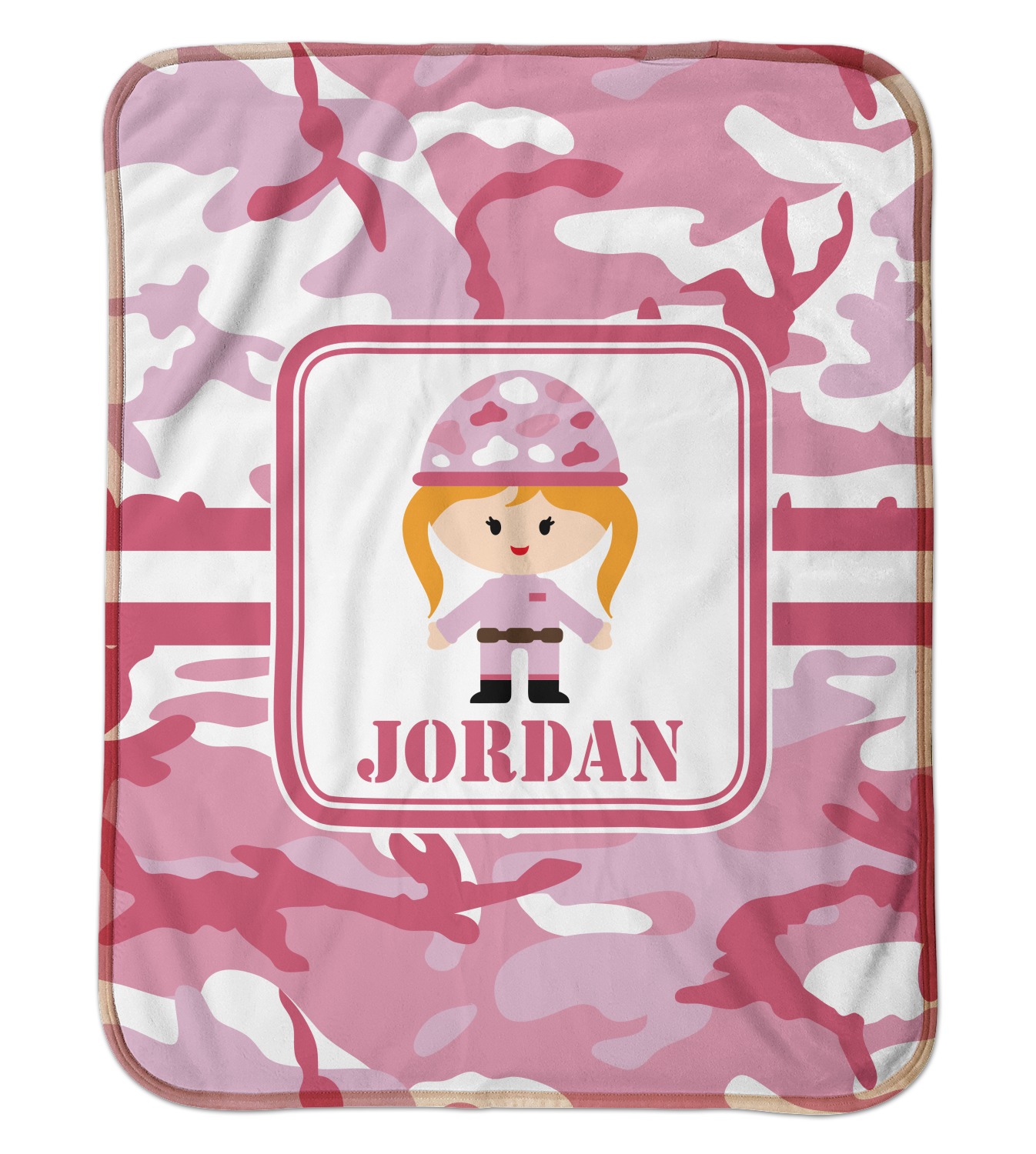 PINK Sherpa camo cheapest blanket