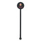 Pink Camo Black Plastic 5.5" Stir Stick - Round - Single Stick