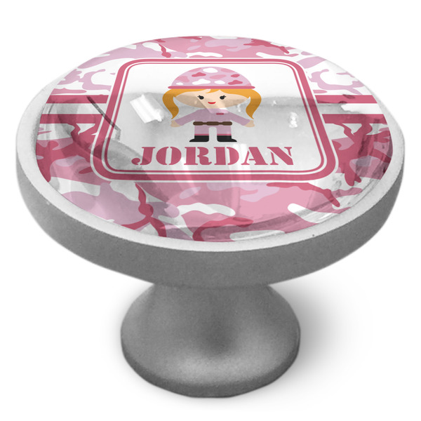 Custom Pink Camo Cabinet Knob (Personalized)