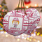 Pink Camo Ceramic Flat Ornament - PARENT