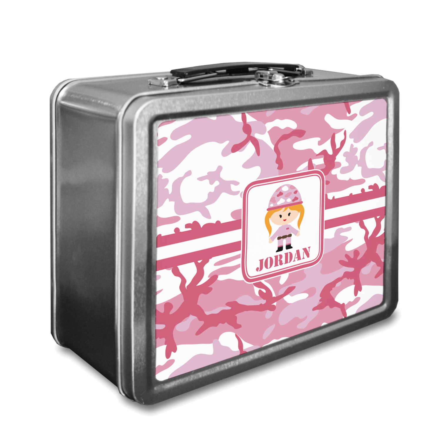 Custom Pink Camo Snack Container (Personalized)