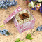 Pink Camo Gift Boxes with Lid - Canvas Wrapped - Small - In Context