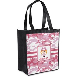 Pink Camo Grocery Bag (Personalized)