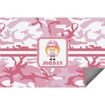 Pink Camo Indoor / Outdoor Rug - 5'x8' (Personalized)