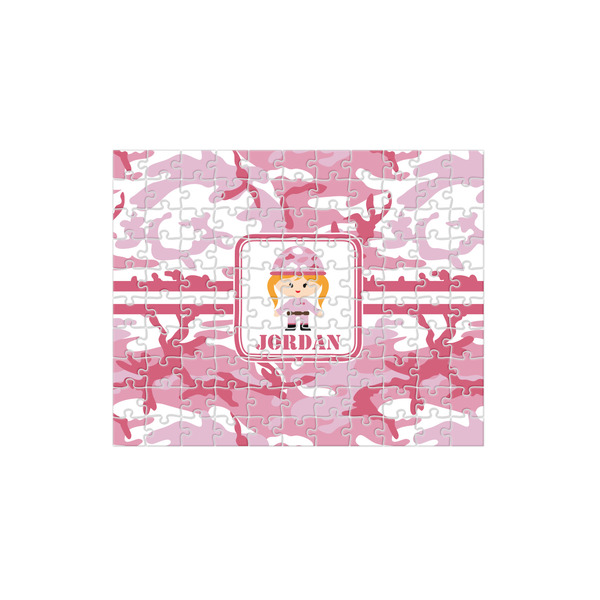 Custom Pink Camo 110 pc Jigsaw Puzzle (Personalized)