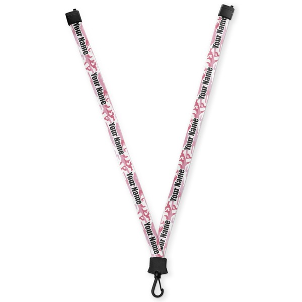 Custom Pink Camo Lanyard (Personalized)