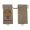 Pink Camo Large Burlap Gift Bags - Front Approval