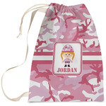 Pink Camo Laundry Bag - Large (Personalized)