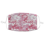 Pink Camo Adult Cloth Face Mask - XLarge