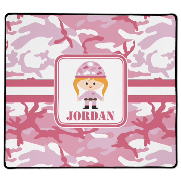 Custom Pink Camo XL Gaming Mouse Pad - 18" x 16" (Personalized)