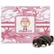 Pink Camo Microfleece Dog Blanket - Large