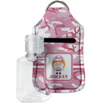Pink Camo Hand Sanitizer & Keychain Holder - Small (Personalized)