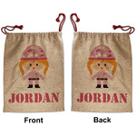 Pink Camo Santa Sack - Front & Back (Personalized)