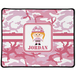 Pink Camo Large Gaming Mouse Pad - 12.5" x 10" (Personalized)