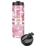 Pink Camo Stainless Steel Skinny Tumbler (Personalized)