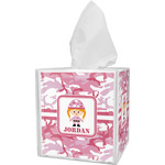 Pink Camo Tissue Box Cover (Personalized)