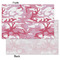 Pink Camo Tissue Paper - Heavyweight - Small - Front & Back