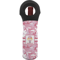 Pink Camo Wine Tote Bag (Personalized)