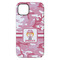 Pink Camo iPhone 14 Plus Tough Case - Back