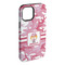 Pink Camo iPhone 15 Plus Tough Case - Angle