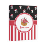 Pirate & Stripes Canvas Print - 11x14 (Personalized)