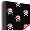 Pirate & Stripes 11x14 Wood Print - Closeup