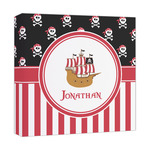 Pirate & Stripes Canvas Print - 12x12 (Personalized)